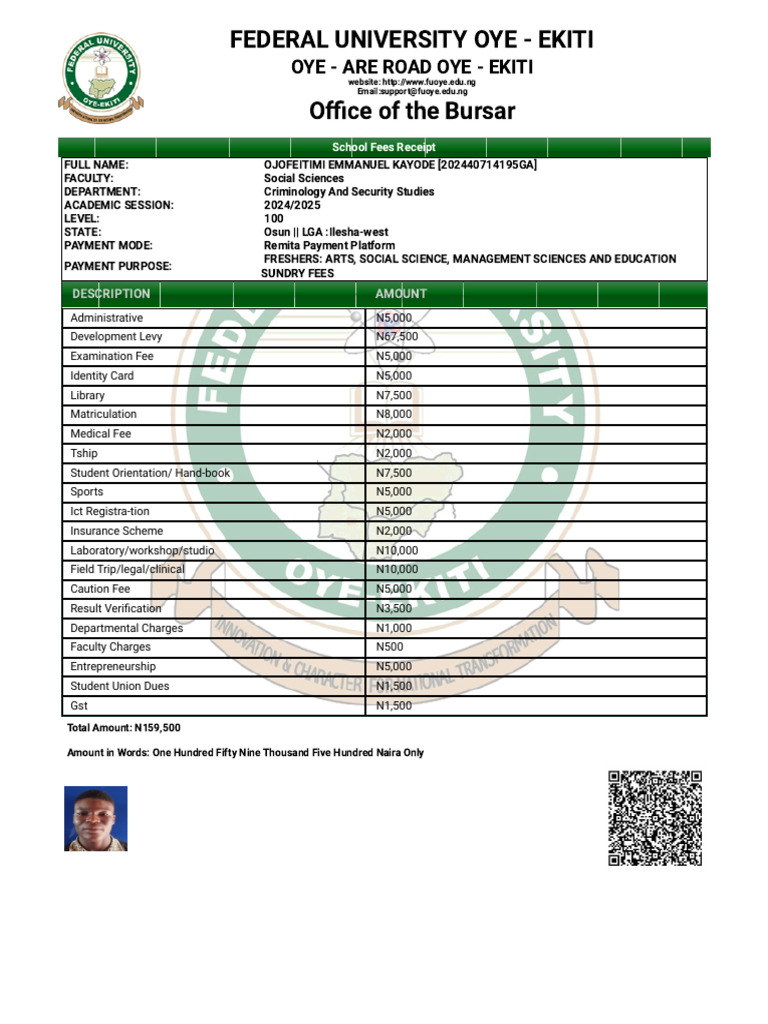 School Fees Pdf Payments