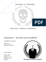 Anonymous – the uber-secret handbook