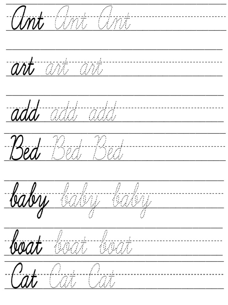 Cursive | PDF