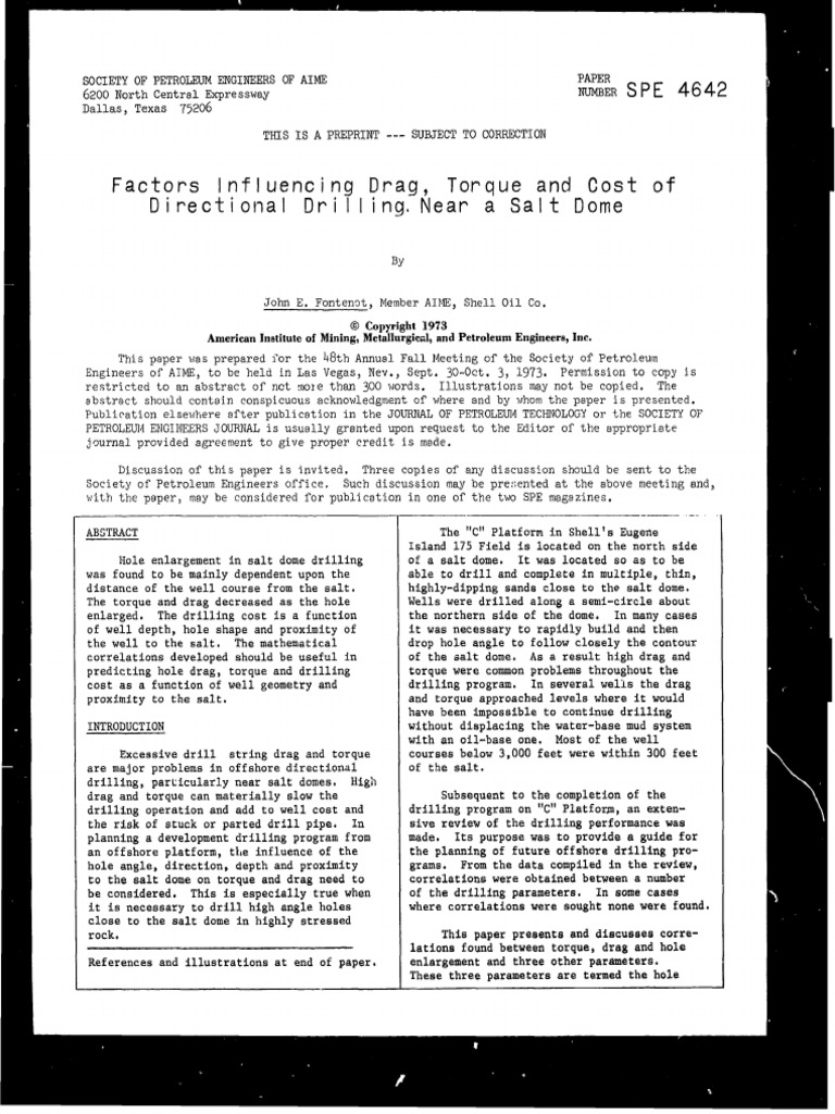 4642 MS | PDF | Drilling