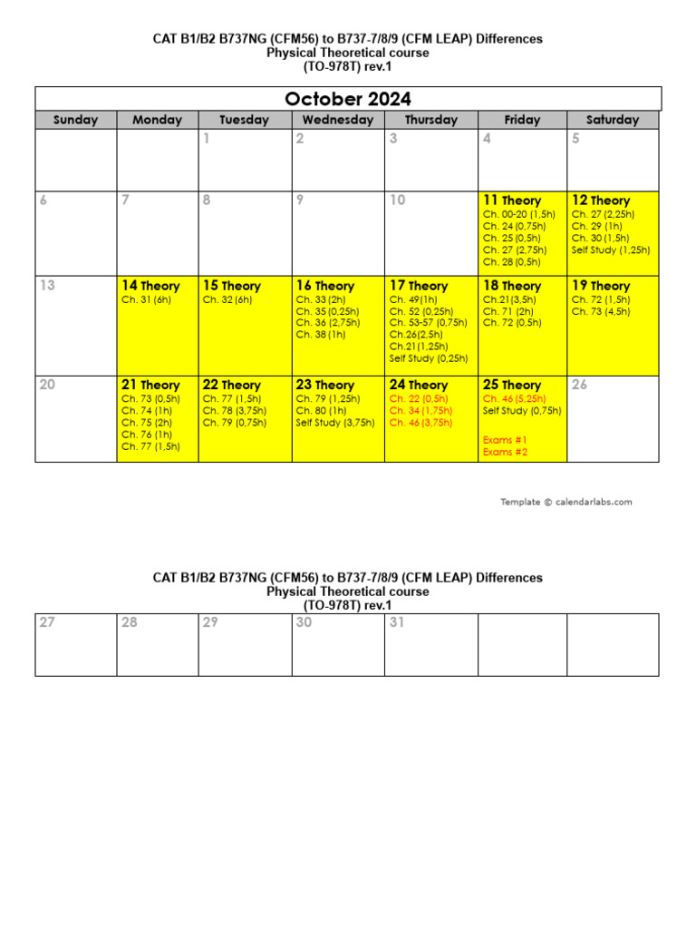 Timetable to 978t rev 1 pdf