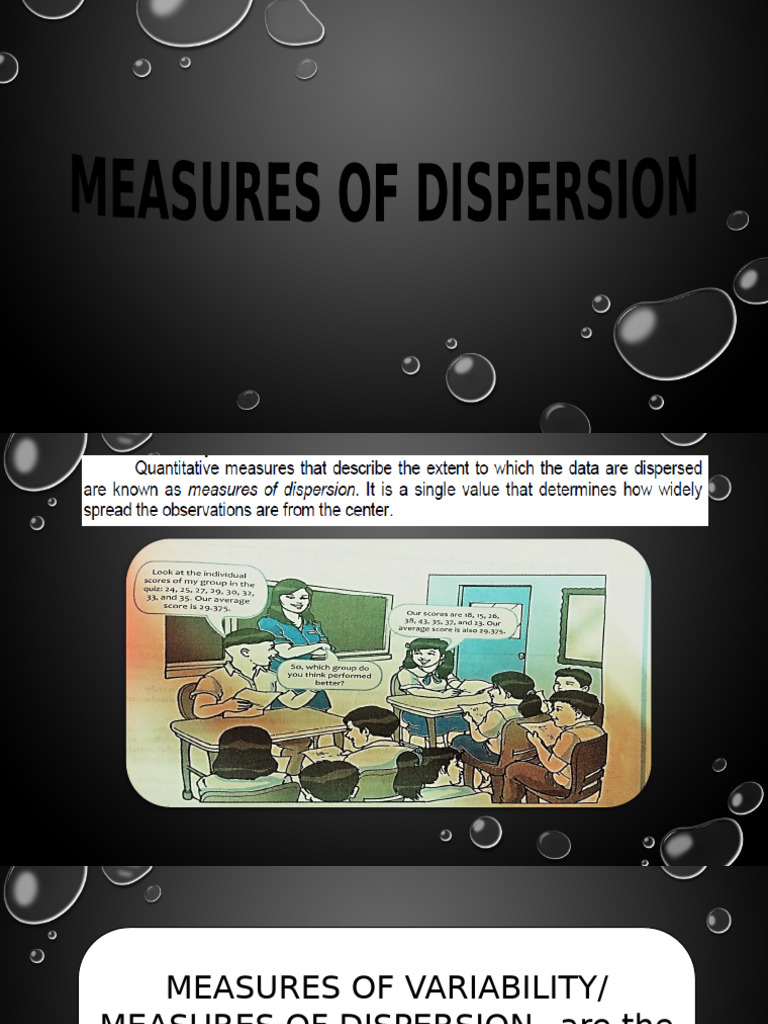 Understanding Measures of Dispersion | PDF | Statistical Dispersion ...