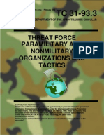 Paramilitary and Nonmilitary Organization and Tactics FM 31913