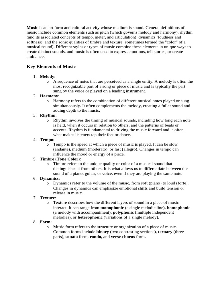 music | PDF | Tempo | Rhythm