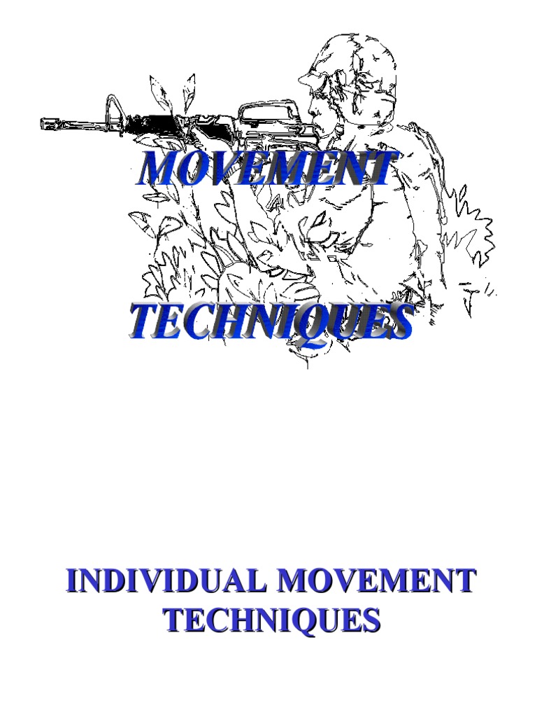 US Army Movement Techniques PDF Platoon Infantry