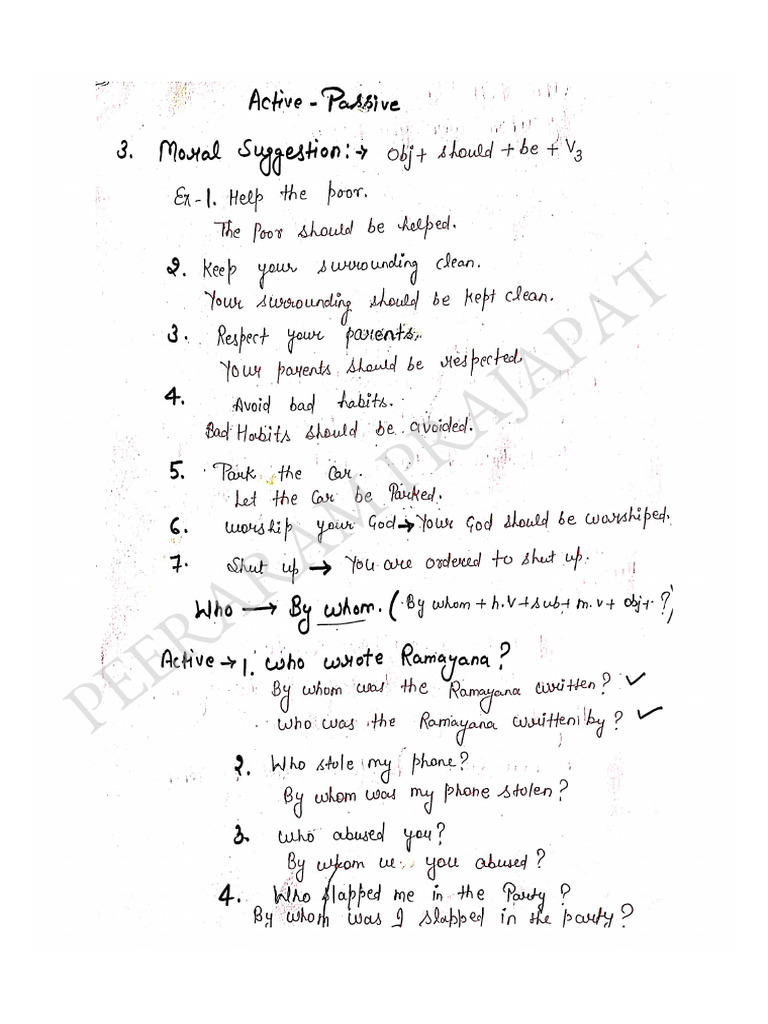 English Grammar Active &passive #3 | PDF