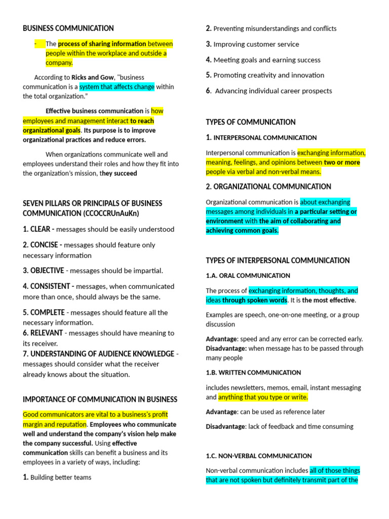 Business Communication Essentials | PDF | Communication | Nonverbal ...
