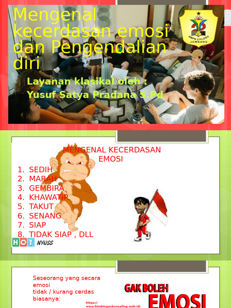 Belajar Mengendalikan Emosi Dan Pengendalian Diri BK SMP | PDF
