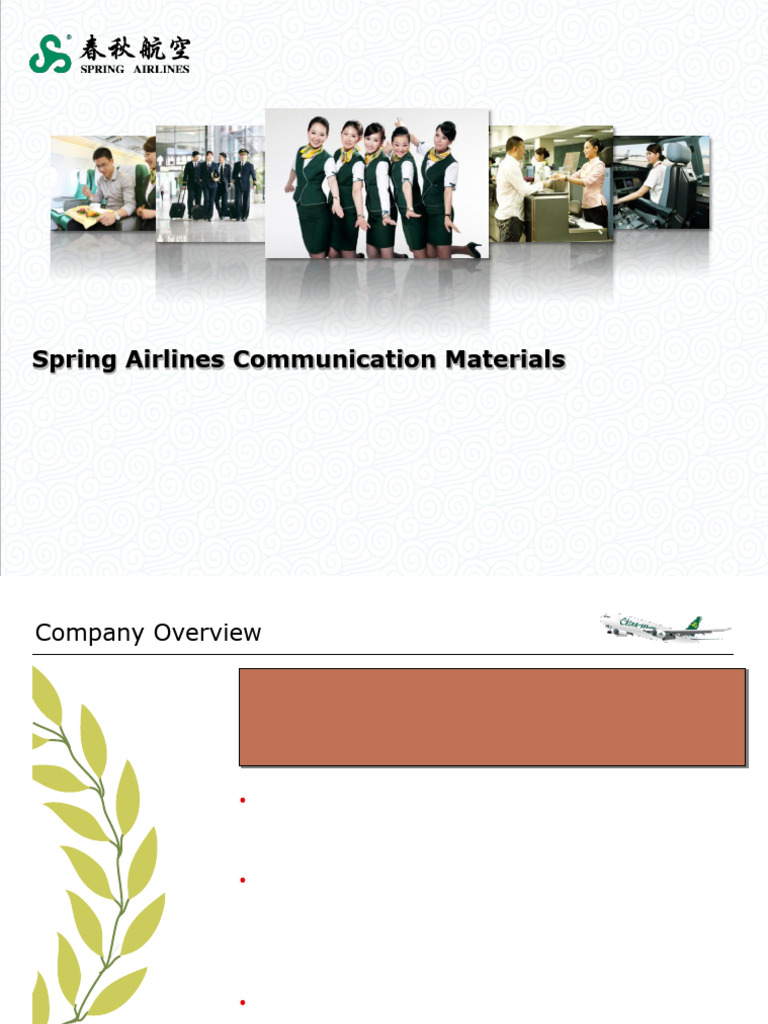 Spring Airlines: Growth & Route Expansion | PDF | Airlines | Low Cost ...