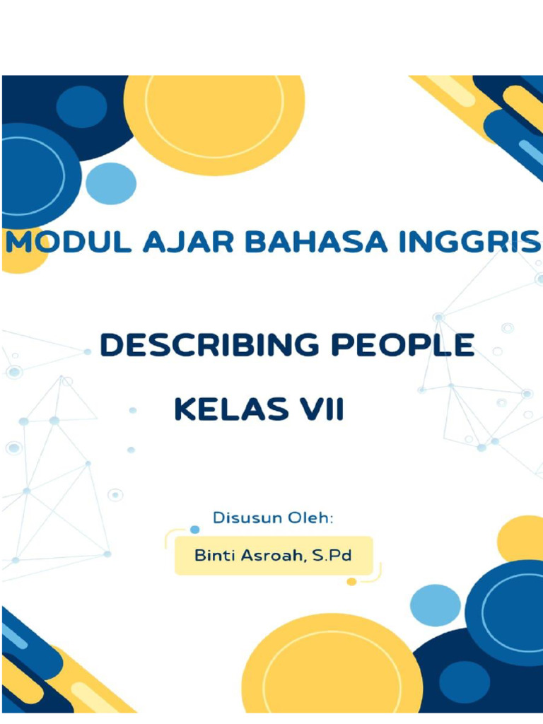 Modul Ajar Descriptive Text SMP VII | PDF | Karier & Perkembangan