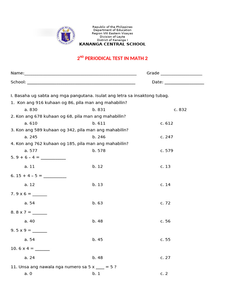 2nd Periodical | PDF
