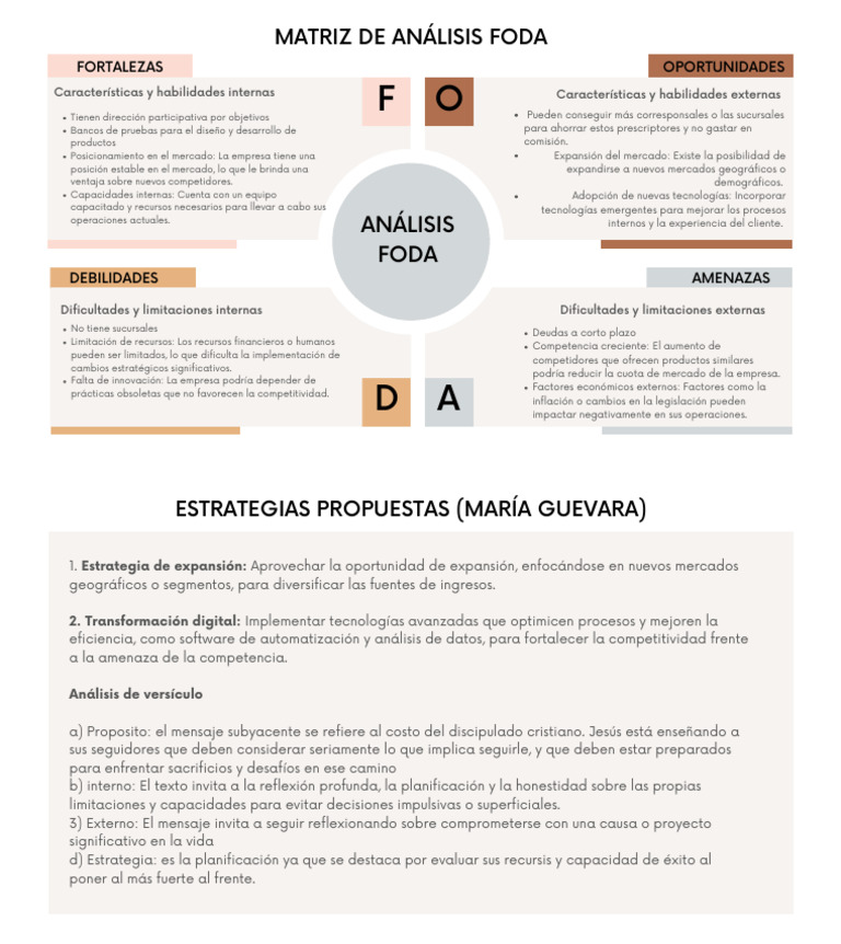 Estrategias y Análisis FODA Empresarial | PDF | Análisis FODA | Economias