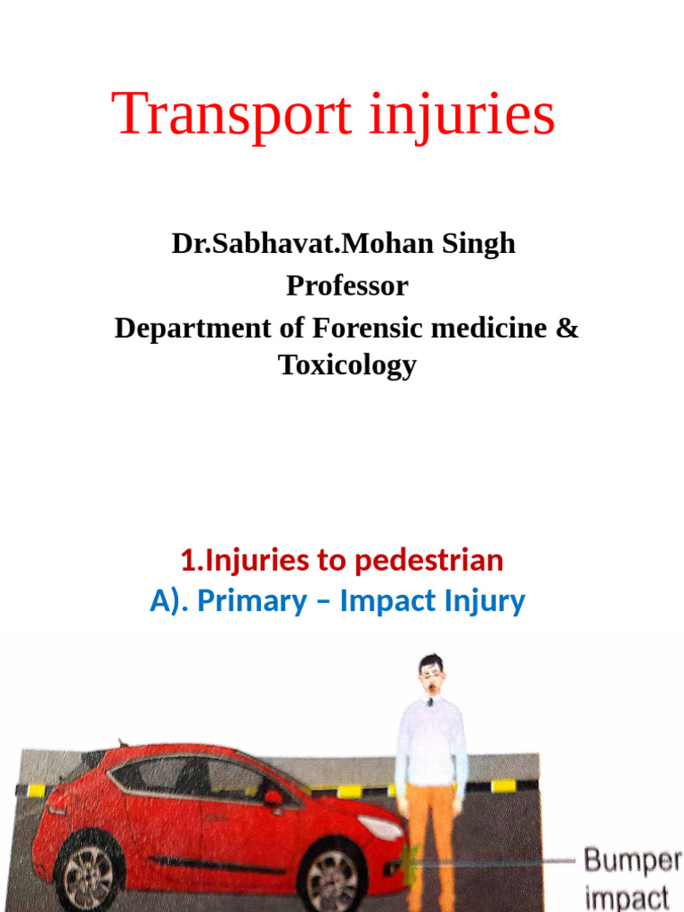 Transport Injuries | PDF | Seat Belt