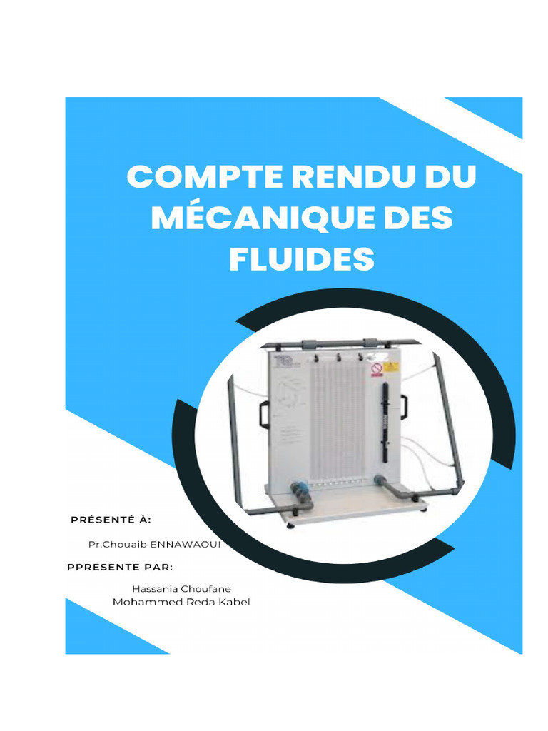 Manipulation Final | PDF | Soupape | Tuyau