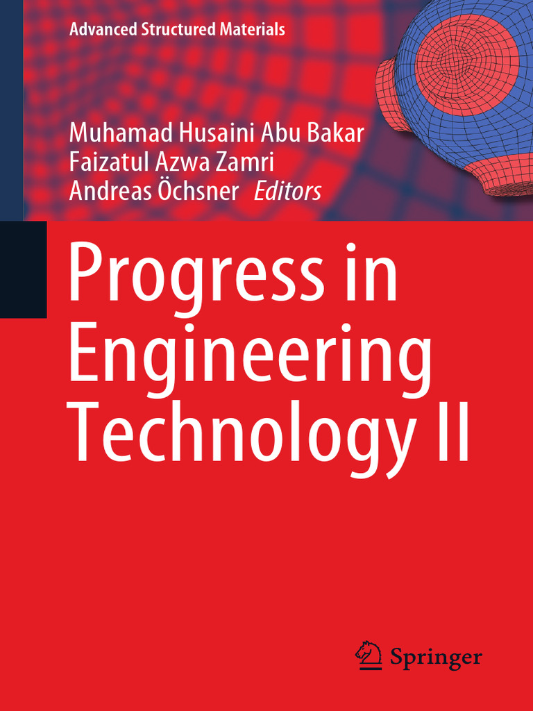 Progress in Engineering Technology Ii.-Springer Nature (2020) | PDF ...