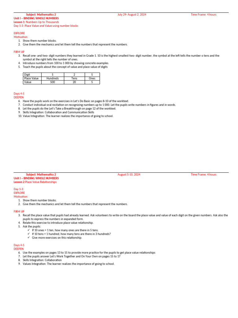 MATH | PDF | Mathematics | Numbers