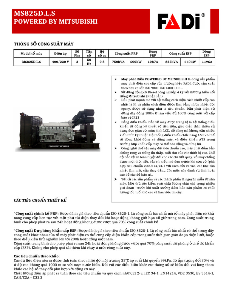 MS825D.L.S: Powered by Mitsubishi | PDF