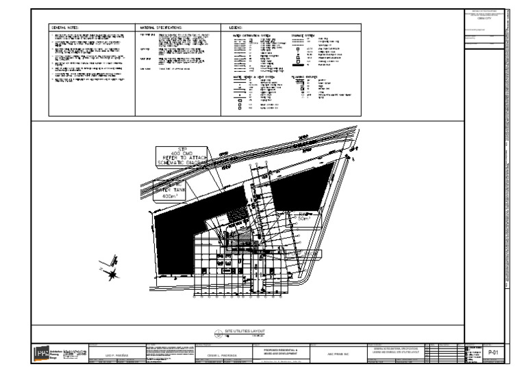 Site Utilities Layout for Development | PDF