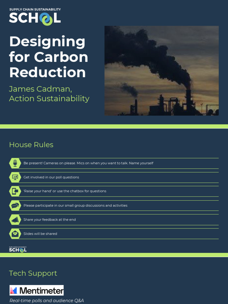 Design for Carbon Reduction 04Apr2022 | PDF | Carbon Footprint ...