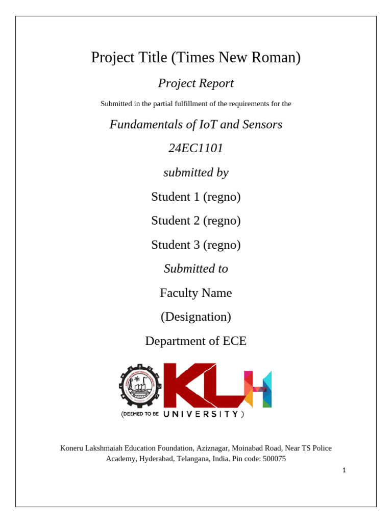 FIS-Project Report Format | PDF