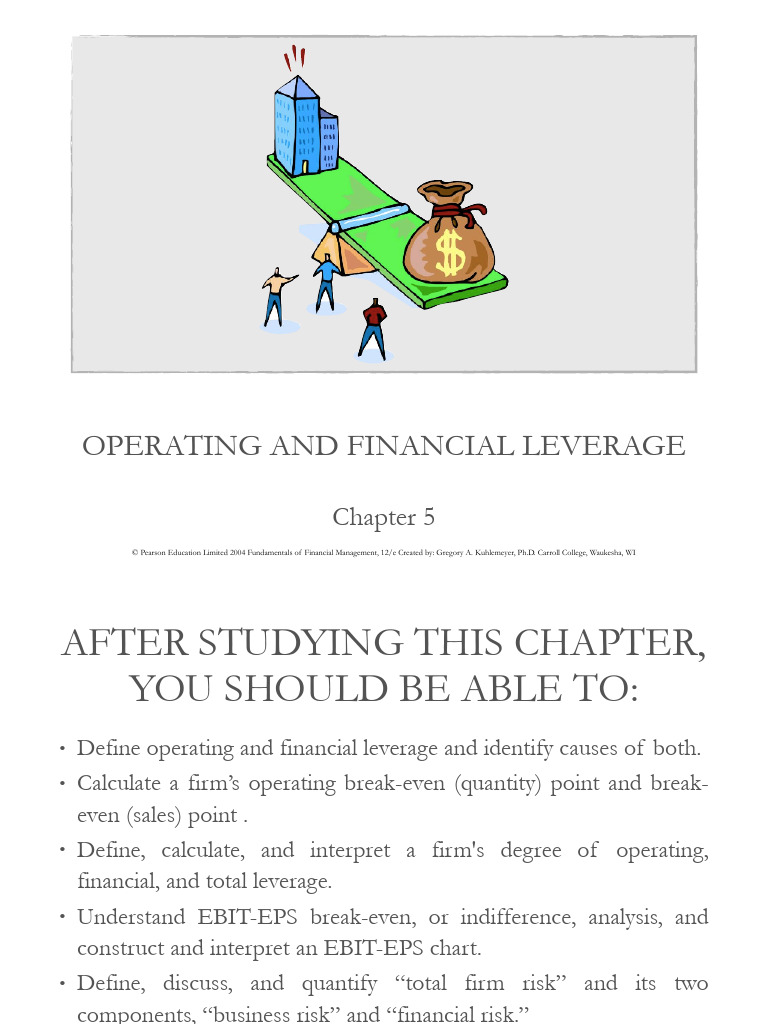 Chapter 5 - Operating and Financial Leverage 2021 Class | PDF ...