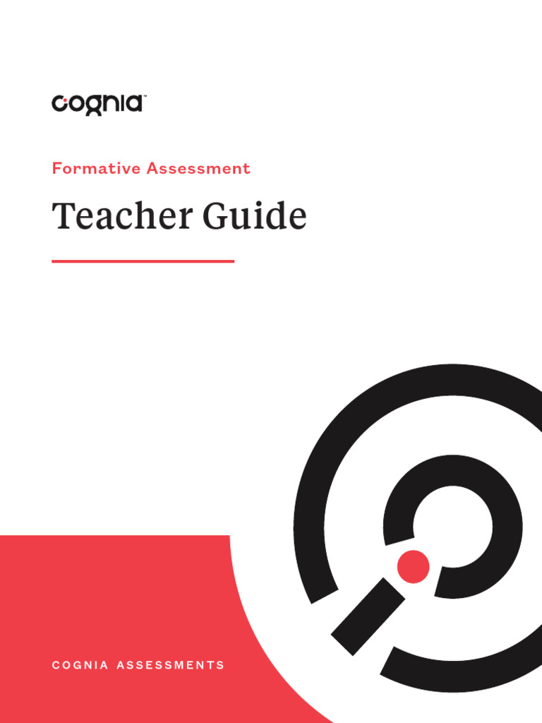 Cognia Formative Assessment Teacher Guide | PDF | Educational ...