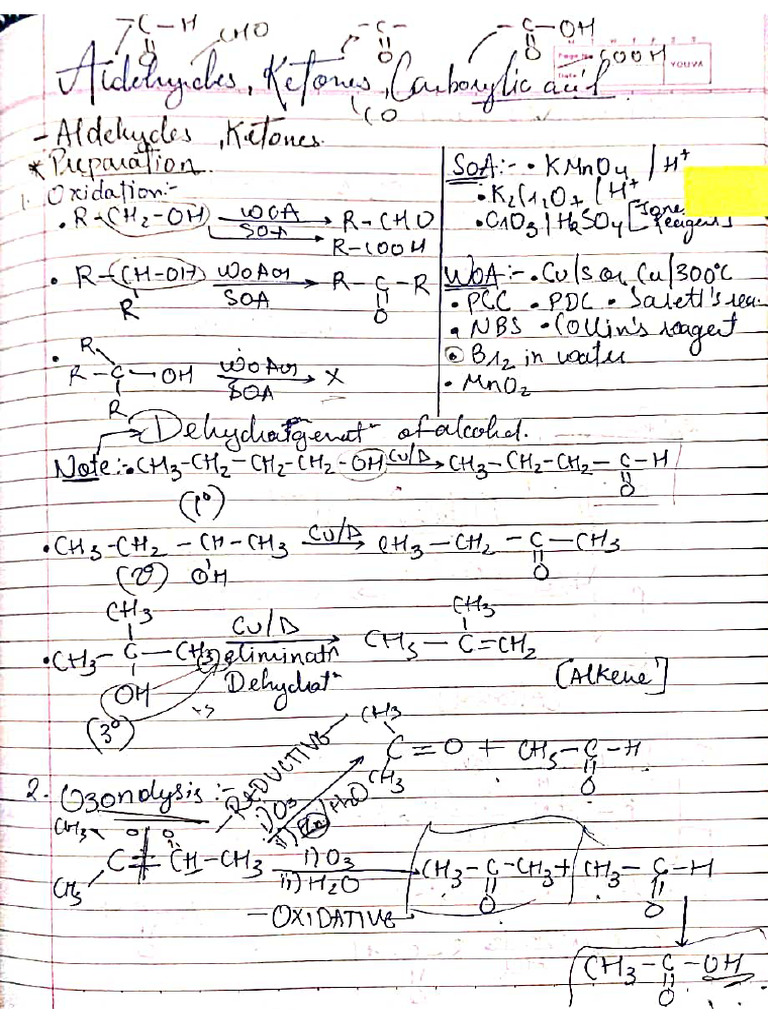 Aakash - Classnotes19 - Organic Chemistry | PDF