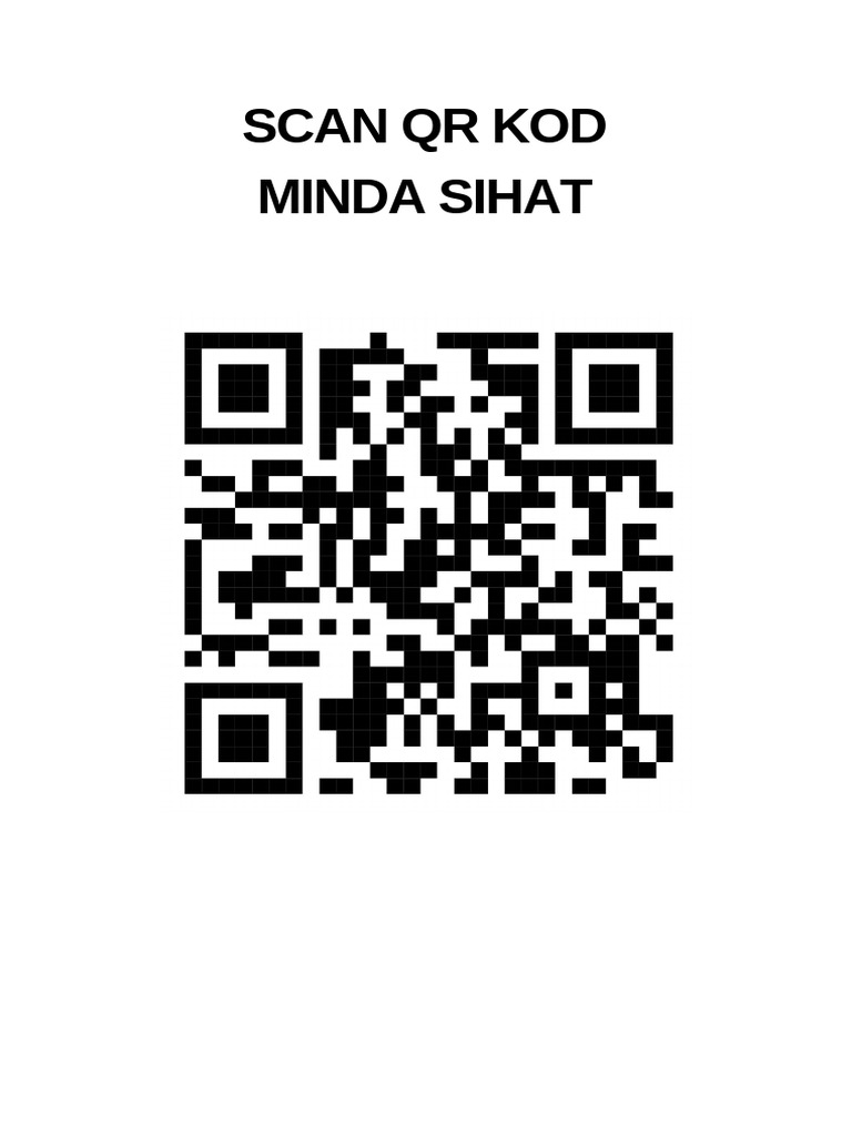 Scan QR Kod Minda Sihat | PDF