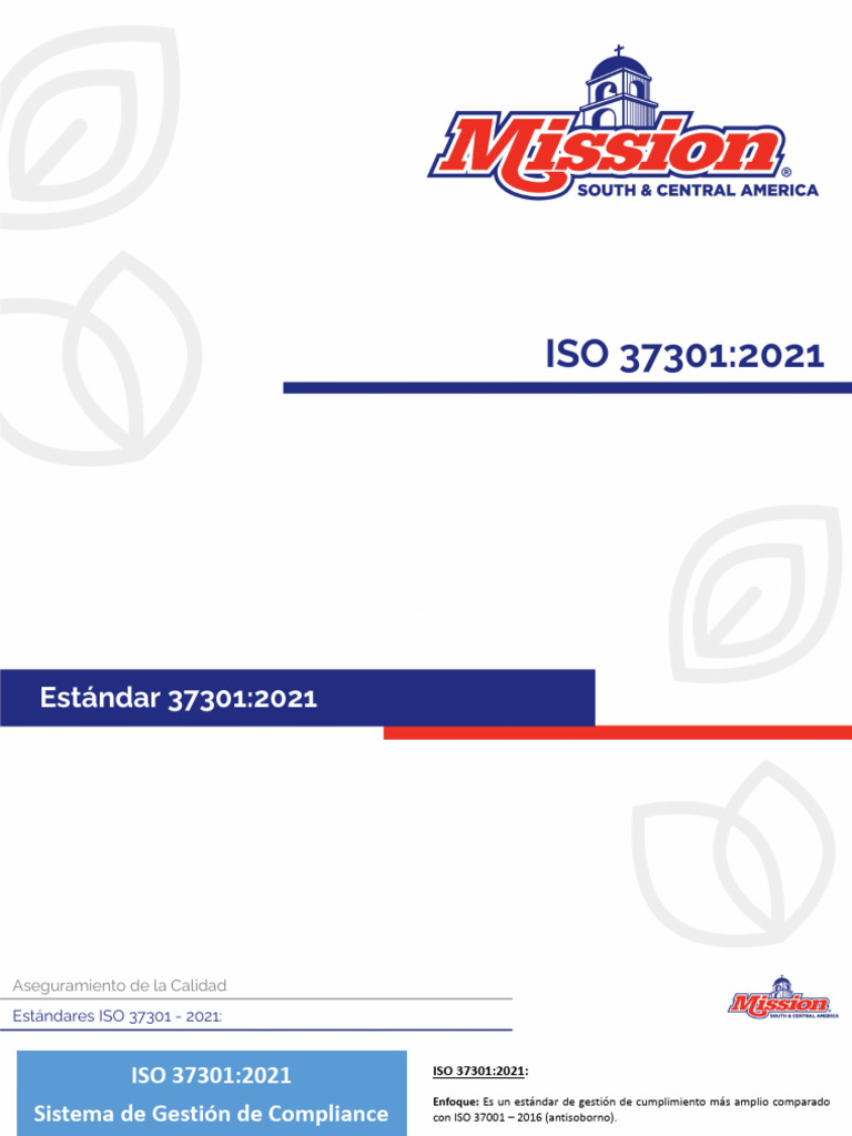 ISO 37301:2021 - Gestión de Compliance | PDF | Corrupción política ...