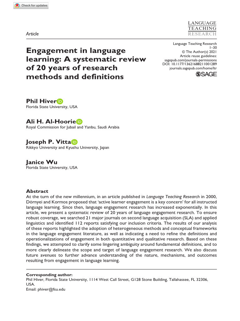 Study 4 | PDF | Learning | Methodology
