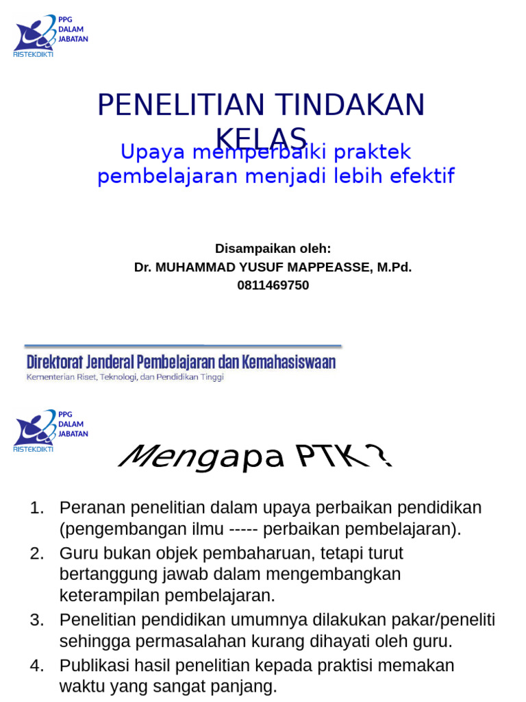 Panduan Praktis PTK untuk Guru | PDF | Karier & Perkembangan