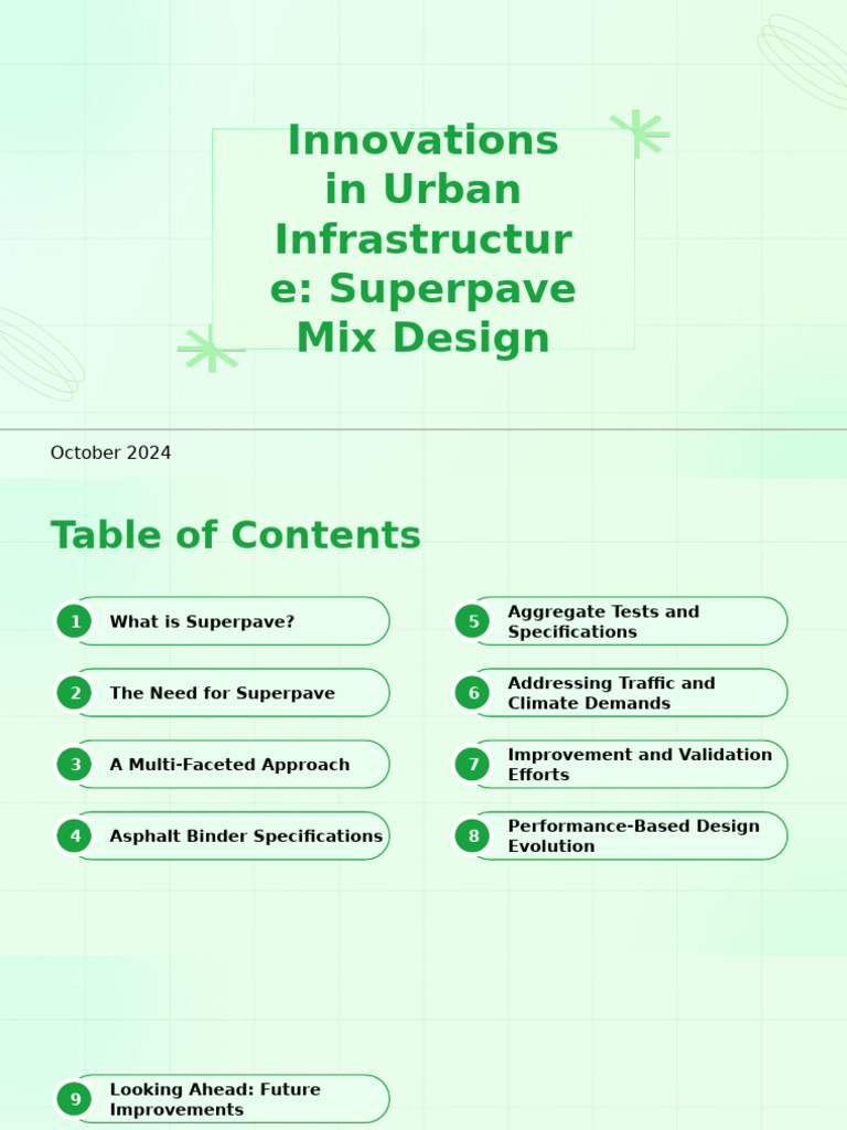 Superpave: Advancements in Asphalt Design | PDF | Road Surface