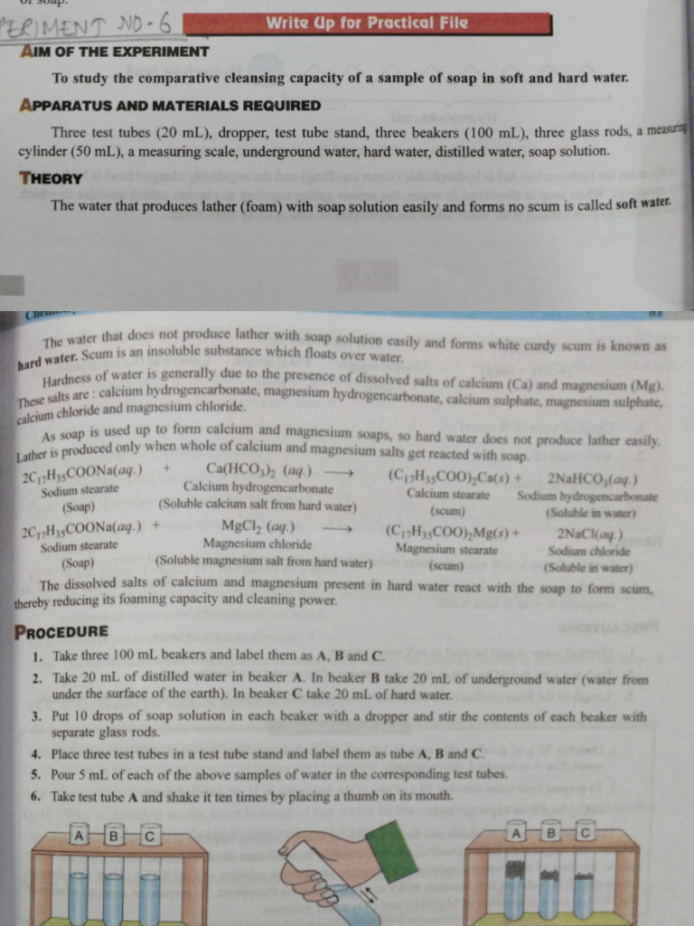 10 - Chemistry Experiment No-6 | PDF | Chemical Substances | Chemistry