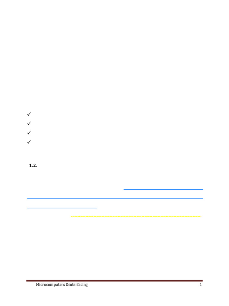 Chapter One Interfacing 1111111 | PDF | Random Access Memory | Computer ...