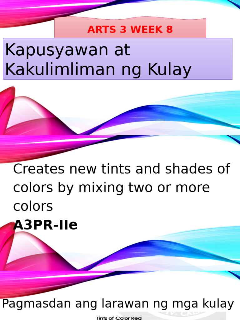 Arts Week 8 | PDF