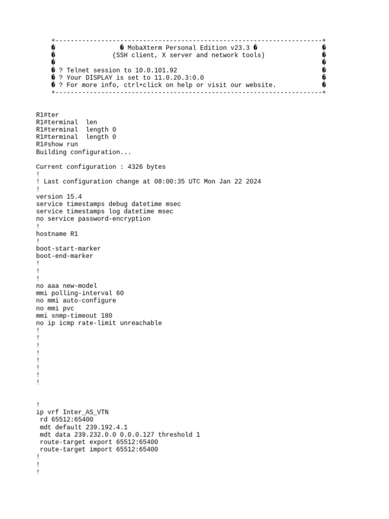MobaXterm v23.3 Configuration Guide | PDF | Internet Protocols | Ip Address