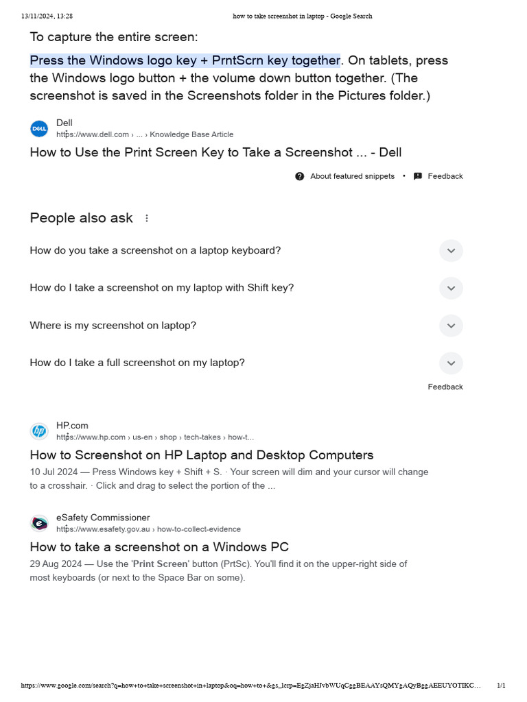 How to Take Screenshots on Windows | PDF