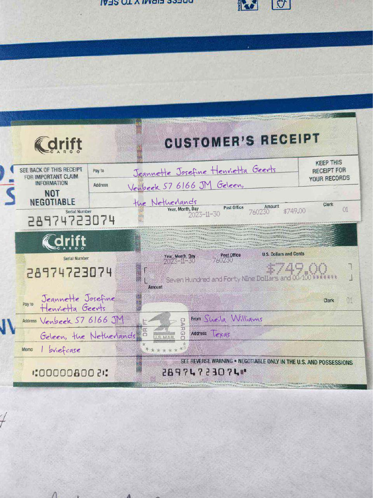 Receipts PDF