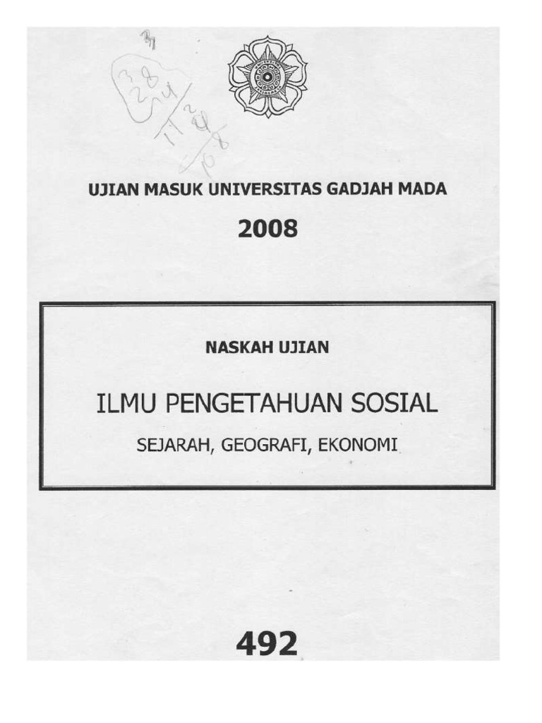 Um Ugm Soshum 2008 | PDF