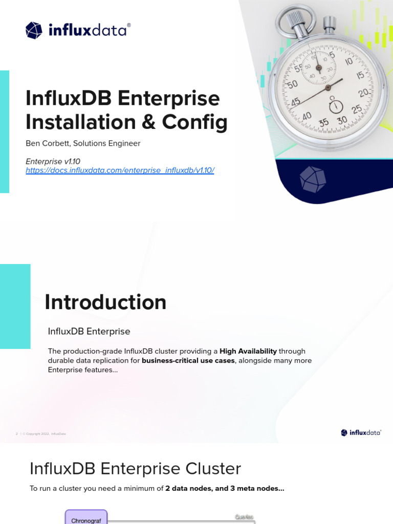 InfluxDB Enterprise v1.10 Setup - 0923 | PDF | Computer Cluster | Load ...