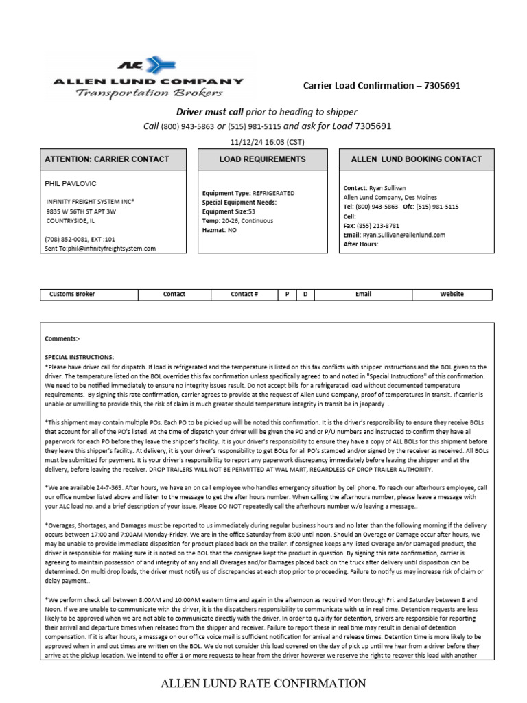 Loadconfirm 4006679660 8725841 | PDF | Cargo | Transport