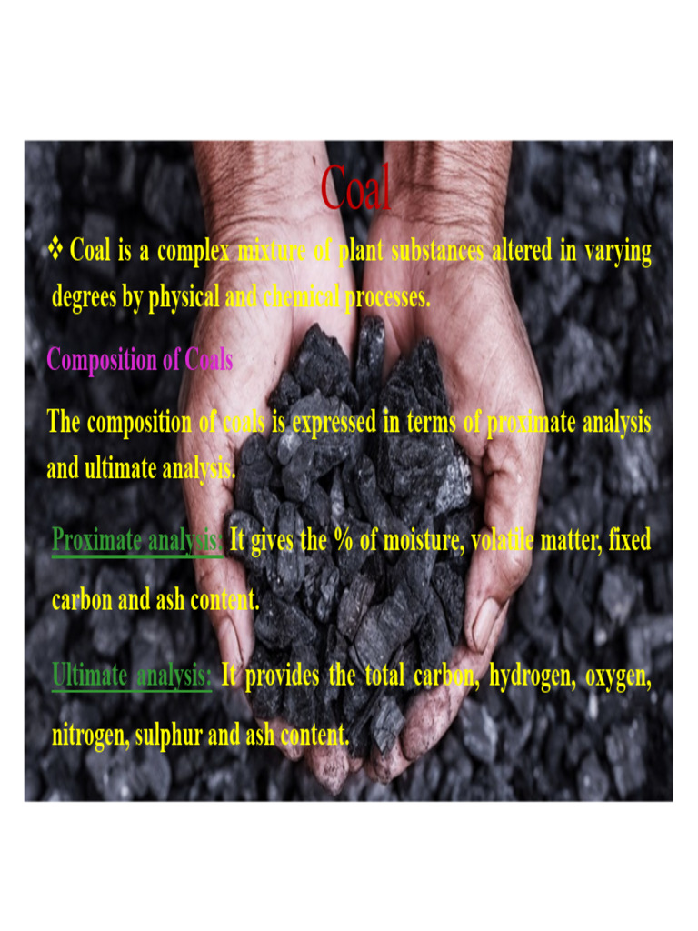 Understanding Coal Composition and Processing | PDF | Coal | Coke (Fuel)