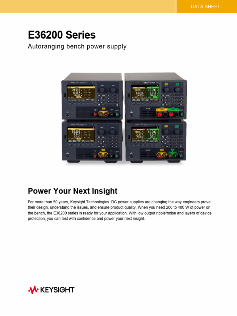 Keysight E36233A Programming Guide | PDF | Power Supply | Usb
