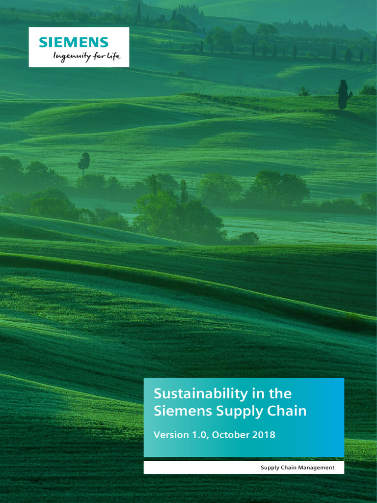 Siemens Supply Chain Guide | PDF | Supply Chain | Supply Chain Management