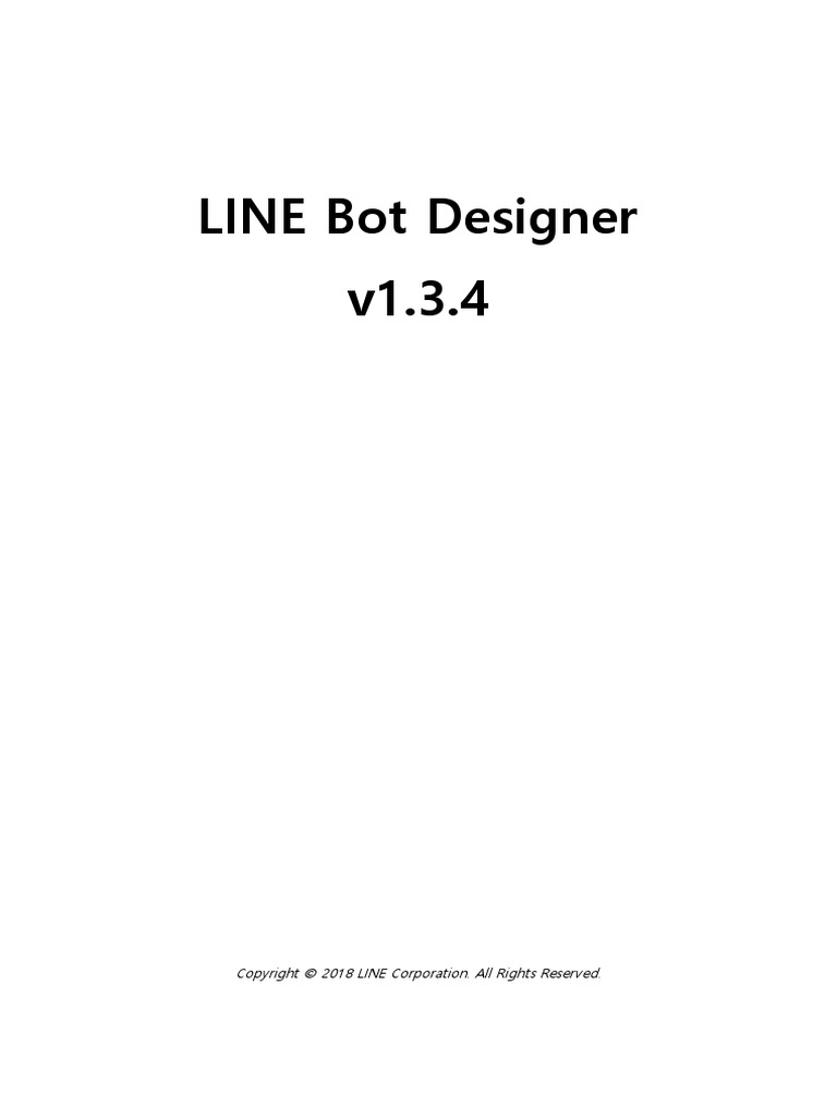 LINE Bot Designer Overview and Features | PDF | Menu (Computing) | Page ...