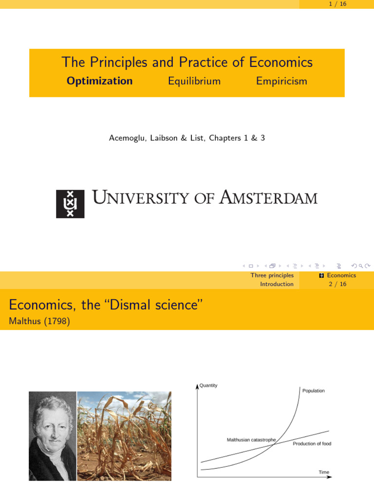 Optimization Lecture Slides Pdf Economics Economies