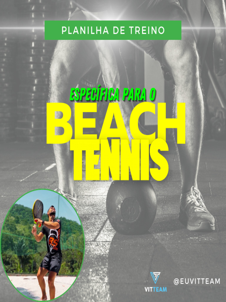 Treino Espec fico Para Beach Tennis PDF