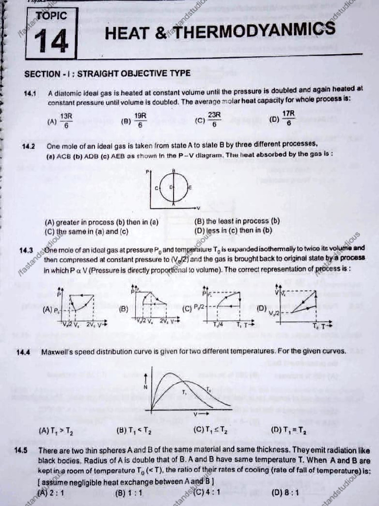 Heat and Thermodynamics | PDF | Temperature | Gases