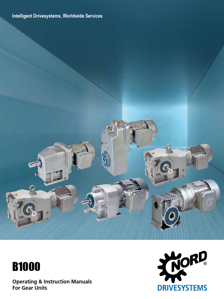 NORD Gear Units Operating Manual | PDF | Gear | Corrosion