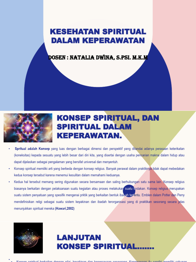 Pemahaman Spiritual dalam Keperawatan | PDF